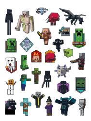 Panini: Minecraft: 1001 Sticker: Stickern - Rätseln - Ausmalen - Taschenbuch