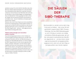 Buchcover mit dem Titel 'Endlich Heilung für den Reizdarm'. Abbildung eines Darms in einer Lupe, Hintergrund in sanften Farben.