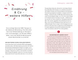 Buchcover mit dem Titel 'Endlich Heilung für den Reizdarm'. Abbildung eines Darms in einer Lupe, Hintergrund in sanften Farben.