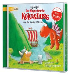 Ingo Siegner: Der kleine Drache Kokosnuss und die starken Wikinger, 1 Audio-CD - CD