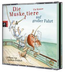 Ute Krause: Die Muskeltiere auf großer Fahrt, 3 Audio-CDs - CD