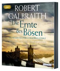 Robert Galbraith: Die Ernte des Bösen, 3 Audio-CD, 3 MP3 - CD