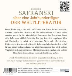 Rüdiger Safranski: Kafka. Um sein Leben schreiben., 1 Audio-CD, 1 MP3 - CD