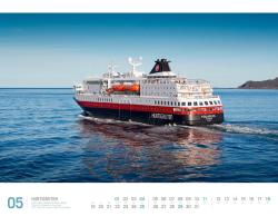 Ackermann Kunstverlag: Hurtigruten - Unterwegs zwischen Bergen und Kirkenes Kalender 2025