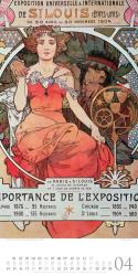 Ackermann Kunstverlag: Alfons Mucha Kalender 2025