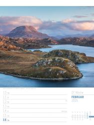 Ackermann Kunstverlag: Schottland - Zwischen Highlands und Hebriden - Wochenplaner Kalender 2025