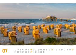 Ackermann Kunstverlag: Ostsee - von Flensburg bis nach Usedom - ReiseLust Kalender 2025