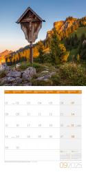 Ackermann Kunstverlag: Alpen Kalender 2025 - 30x30