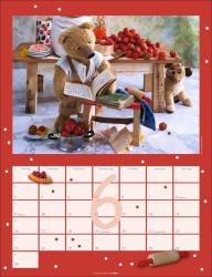 Teddybären Kalender 2025