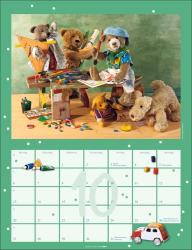 Teddybären Kalender 2025