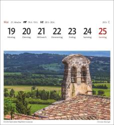 Provence Sehnsuchtskalender 2025 - Wochenkalender mit 53 Postkarten