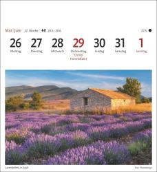 Provence Sehnsuchtskalender 2025 - Wochenkalender mit 53 Postkarten