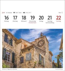 Provence Sehnsuchtskalender 2025 - Wochenkalender mit 53 Postkarten