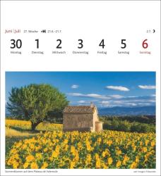 Provence Sehnsuchtskalender 2025 - Wochenkalender mit 53 Postkarten