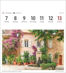 Provence Sehnsuchtskalender 2025 - Wochenkalender mit 53 Postkarten