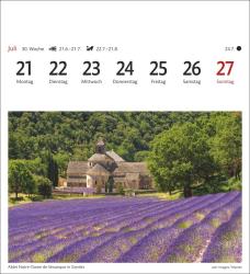 Provence Sehnsuchtskalender 2025 - Wochenkalender mit 53 Postkarten