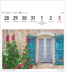 Provence Sehnsuchtskalender 2025 - Wochenkalender mit 53 Postkarten