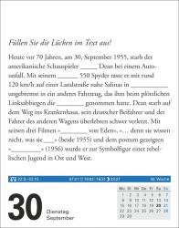 Berthold Budde: Wissen Tagesabreißkalender 2025 - Quizfragen aus Geschichte, Politik, Kultur, Technik und Sport