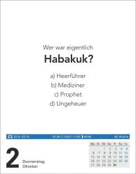 Berthold Budde: Wissen Tagesabreißkalender 2025 - Quizfragen aus Geschichte, Politik, Kultur, Technik und Sport