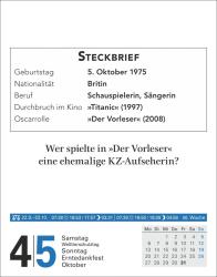 Berthold Budde: Wissen Tagesabreißkalender 2025 - Quizfragen aus Geschichte, Politik, Kultur, Technik und Sport