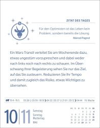 Robert Satorius: Steinbock Sternzeichenkalender 2025 - Tagesabreißkalender - Ihr Horoskop für jeden Tag