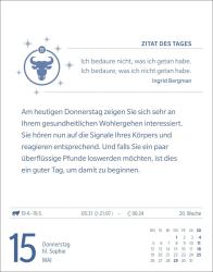 Robert Satorius: Stier Sternzeichenkalender 2025 - Tagesabreißkalender - Ihr Horoskop für jeden Tag