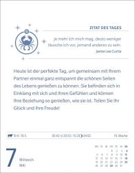 Robert Satorius: Krebs Sternzeichenkalender 2025 - Tagesabreißkalender - Ihr Horoskop für jeden Tag