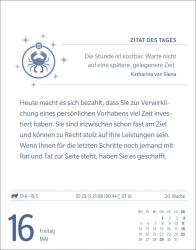 Robert Satorius: Krebs Sternzeichenkalender 2025 - Tagesabreißkalender - Ihr Horoskop für jeden Tag