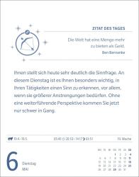 Robert Satorius: Schütze Sternzeichenkalender 2025 - Tagesabreißkalender - Ihr Horoskop für jeden Tag