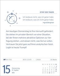 Robert Satorius: Schütze Sternzeichenkalender 2025 - Tagesabreißkalender - Ihr Horoskop für jeden Tag