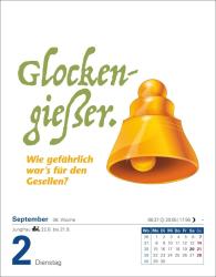 Joachim Heimannsberg: Was so nicht im Lexikon steht Tagesabreißkalender 2025 - Kuriositäten, Histörchen und merkwürdige Geschichten