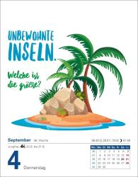 Joachim Heimannsberg: Was so nicht im Lexikon steht Tagesabreißkalender 2025 - Kuriositäten, Histörchen und merkwürdige Geschichten