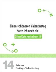 Marco Heibel: Lattenknaller Tagesabreißkalender 2025 - Die witzigsten Fußballersprüche