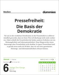 Die Welt erklärt für Dummies Tagesabreißkalender 2025