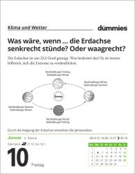 Die Welt erklärt für Dummies Tagesabreißkalender 2025