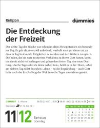 Die Welt erklärt für Dummies Tagesabreißkalender 2025