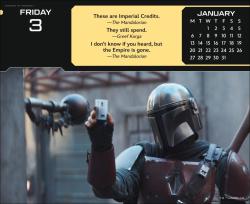 The Mandalorian The Child Tagesabreißkalender 2025