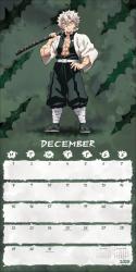 Demon Slayer Broschurkalender 2025