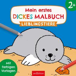 Mein erstes dickes Malbuch ab 2 - Lieblingstiere - Taschenbuch