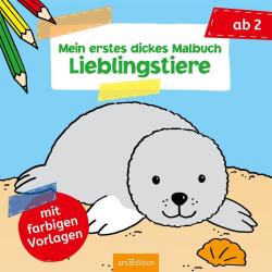 Mein erstes dickes Malbuch ab 2 - Lieblingstiere - Taschenbuch