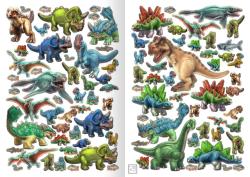 WOW! Das Metallic-Stickerbuch - Dinos - Taschenbuch