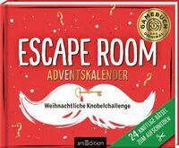 Escape Room Adventskalender. Weihnachtsliche Knobelchallenge mit 24 Rätseln.