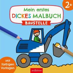 Mein erstes dickes Malbuch ab 2 - Baustelle - Taschenbuch