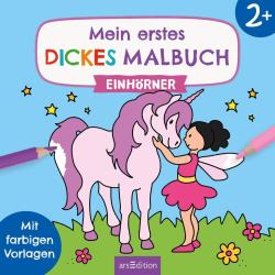 Mein erstes dickes Malbuch ab 2 - Einhörner - Taschenbuch