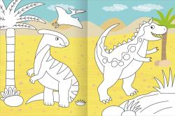 Mein großes buntes Malbuch - Dinosaurier - Taschenbuch