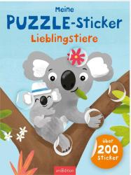 Meine Puzzle-Sticker - Lieblingstiere - Taschenbuch