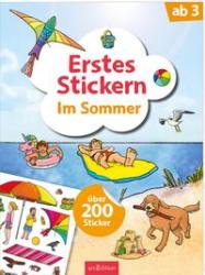 Erstes Stickern - Im Sommer - Taschenbuch