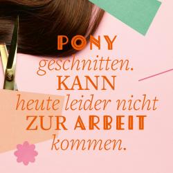Ein Tischkalender mit buntem Cover. Titel: 'SCHAU mich NICHT in diesem TON an!'. Enthält 101 Sprüche. Spiralbindung oben.