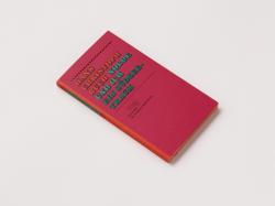 Buchcover mit dem Titel 'Hans Christoph Buch Nolde und ich ein Suedsee-Traum'. Farbige Schrift auf einem rosa Hintergrund.
