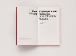 Buchcover mit dem Titel 'Hans Christoph Buch Nolde und ich ein Suedsee-Traum'. Farbige Schrift auf einem rosa Hintergrund.